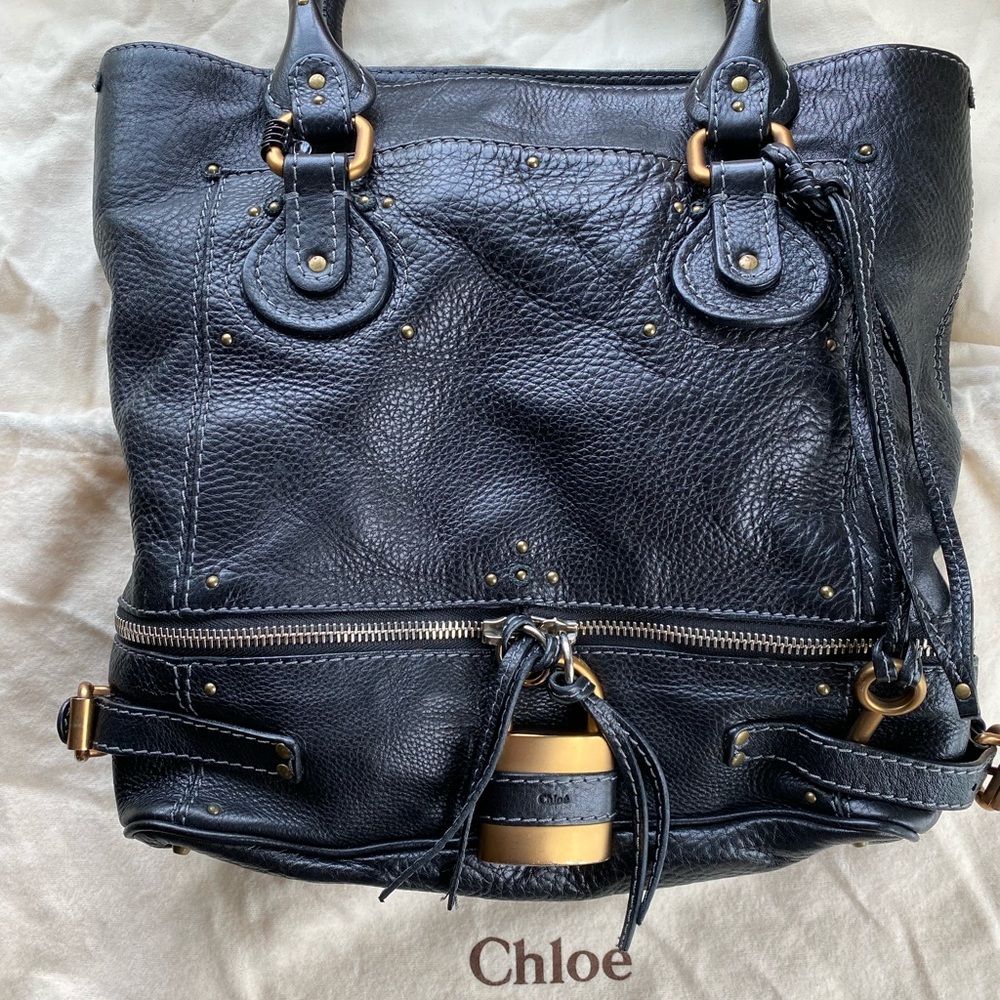 Chloé Paddington Shopper Tote Leather Shoulder Bag